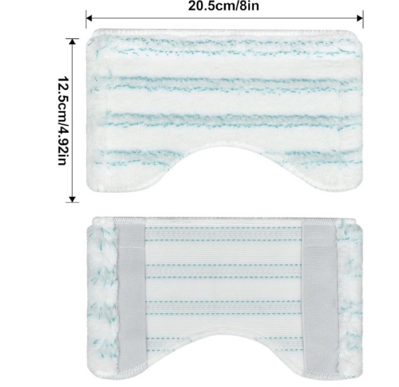 Microvezel Dweilpads FF2926 - Navulling Vlakmop - 2 Stuks
