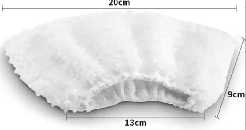 Microvezel Dweilpads - Navulling Geschikt voor Kärcher SC1 Stoomreiniger - 2 Stuks